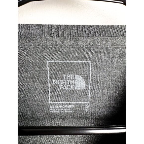 The North Face Mens Logo Heather Gray T Shirt Small - Picture 3 of 6